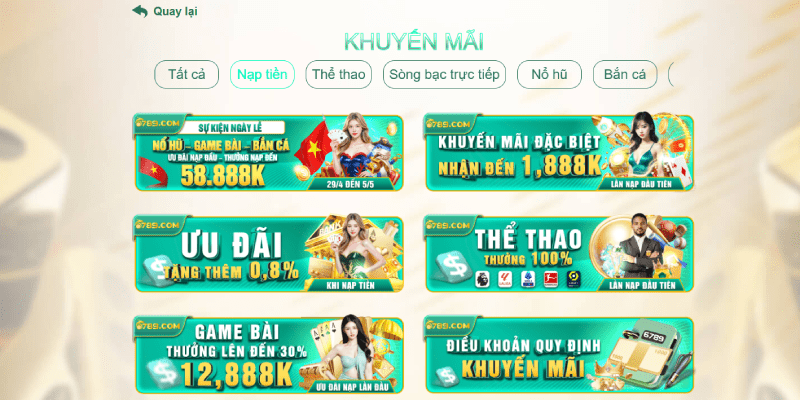 Khuyến mãi 6789 tại Nhà cái 6789 - Ưu đãi hot hôm nay Cập nhật thường xuyên và phân tích kỹ là yếu tố quan trọng